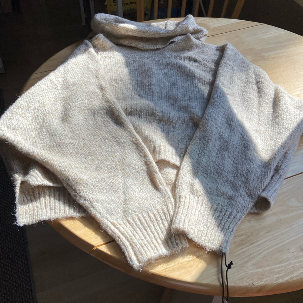 Women’s cowl neck sweater